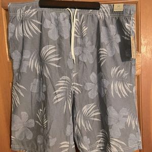 NWT Roundtree & Yorke Caribbean Men's Swim Trunks Shorts-Mesh Lined 2XT
